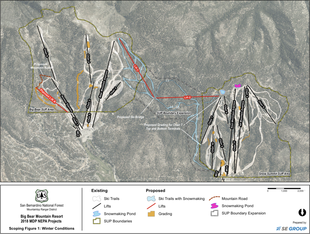 Bear Mountain Snow Summit Interconnect Proposed